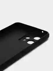 Черный чехол для Realme 9 Pro Plus+ 5G силиконовый BROSCORP матовый тонкий, бортик-защита камер