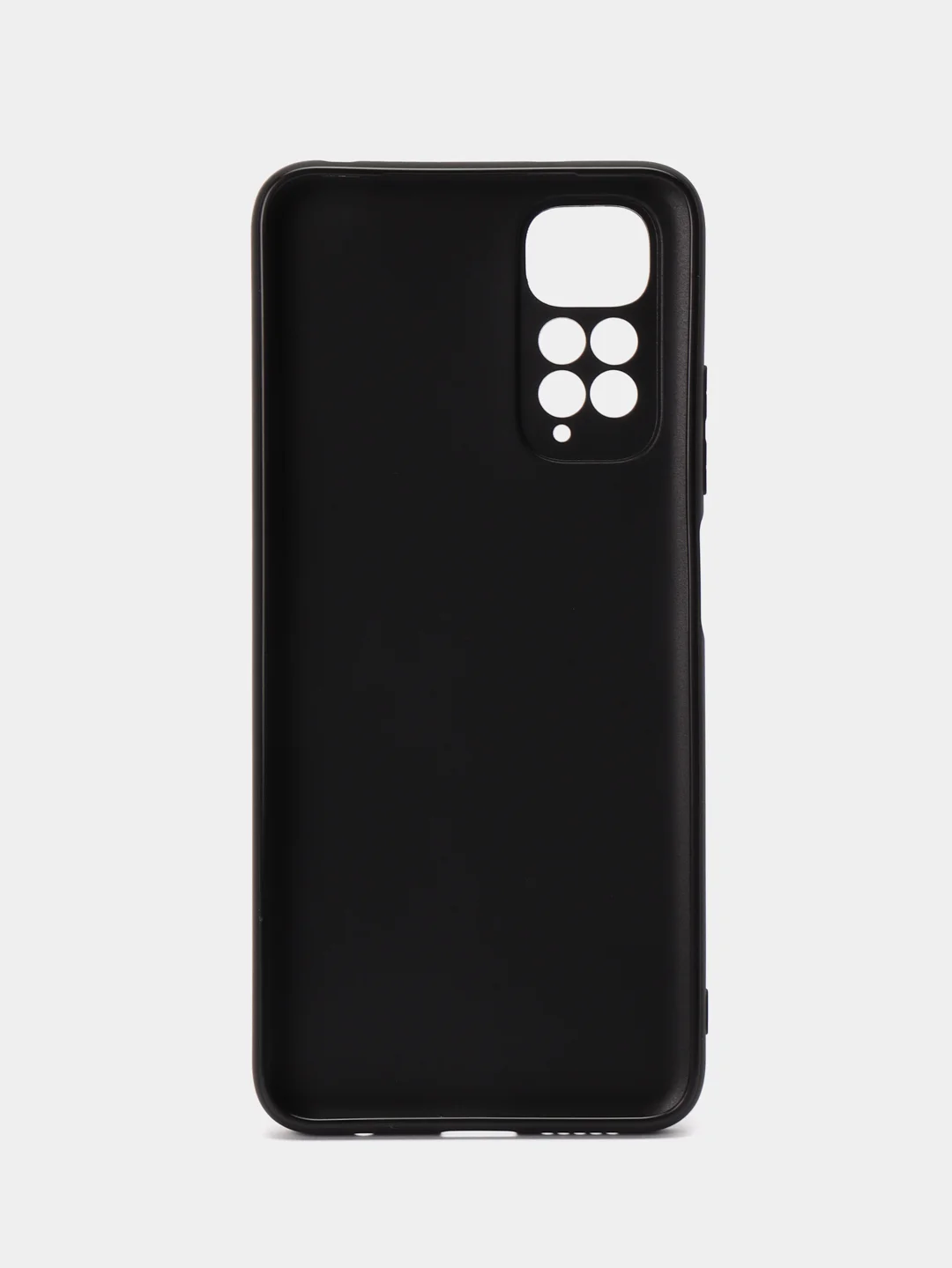 Фиолетовый чехол для Xiaomi Redmi Note 11, 11S силиконовый  BROSCORP матовый тонкий с защитой камер