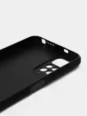 Фиолетовый чехол для Xiaomi Redmi Note 11, 11S силиконовый  BROSCORP матовый тонкий с защитой камер