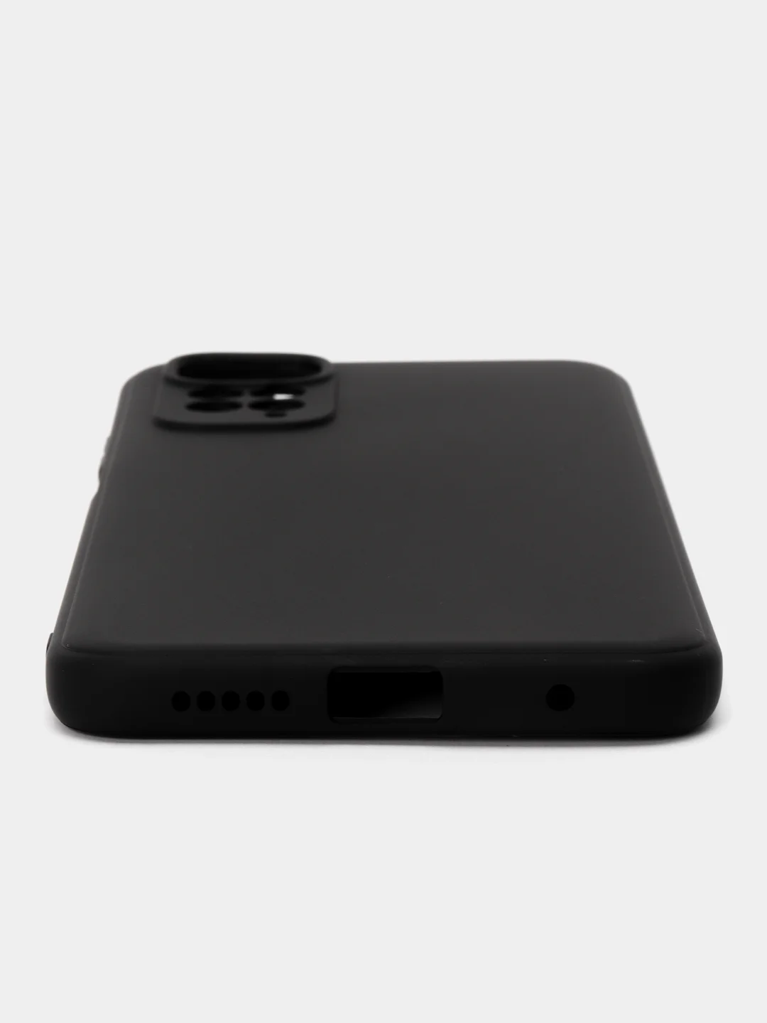 Фиолетовый чехол для Xiaomi Redmi Note 11, 11S силиконовый  BROSCORP матовый тонкий с защитой камер