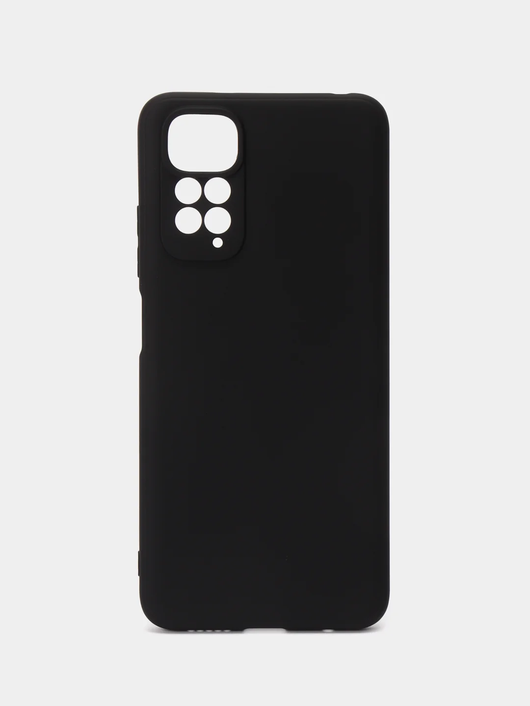Фиолетовый чехол для Xiaomi Redmi Note 11, 11S силиконовый  BROSCORP матовый тонкий с защитой камер