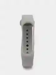 Серый силиконовый ремешок Xiaomi Mi Band 3, Mi Band 4 (Сяоми Ми Бэнд 3, Ми Бэнд 4)