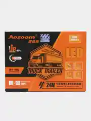 Светодиодные линзы Bi-Led Aozoom Truck Trailer 24 вольта, автомобильные, 2 штуки