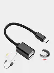 OTG Type-C кабель,переходник, адаптер для подключения флешки