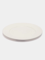 Тарелка обеденная White Label, с утолщённым краем, 25*25*2 см, белая
