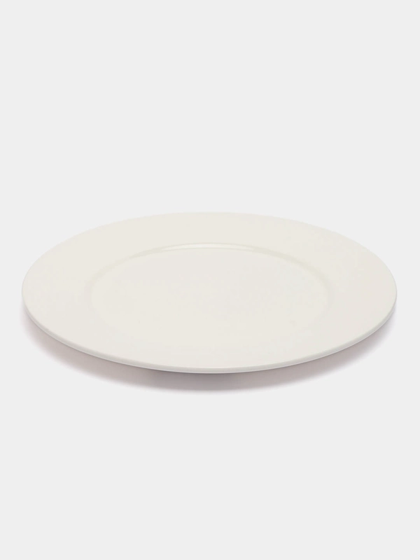 Тарелка обеденная White Label, с утолщённым краем, 25*25*2 см, белая