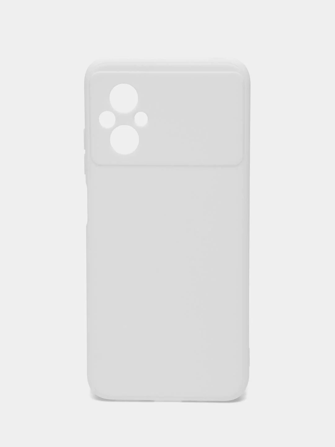 Белый силиконовый чехол для Xiaomi POCO M5 4G / M4 5G (Поко М5 4Г / М4 5 Джи), прозрачный