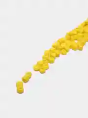 Желтый бисер крупный, стеклянный, 6/0, 4 мм Бисер разноразмерный