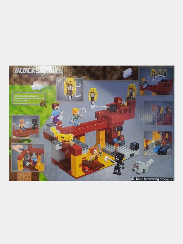 Конструктор blocksworld Майнкрафт, 423 детали