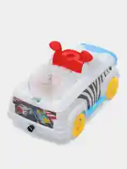 Белый детская машина светящаяся