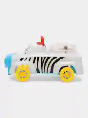 Белый детская машина светящаяся