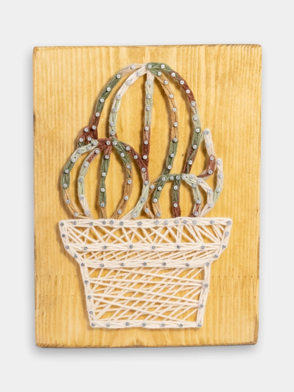 Набор для создания картины в технике "Стринг-арт" (String Art)