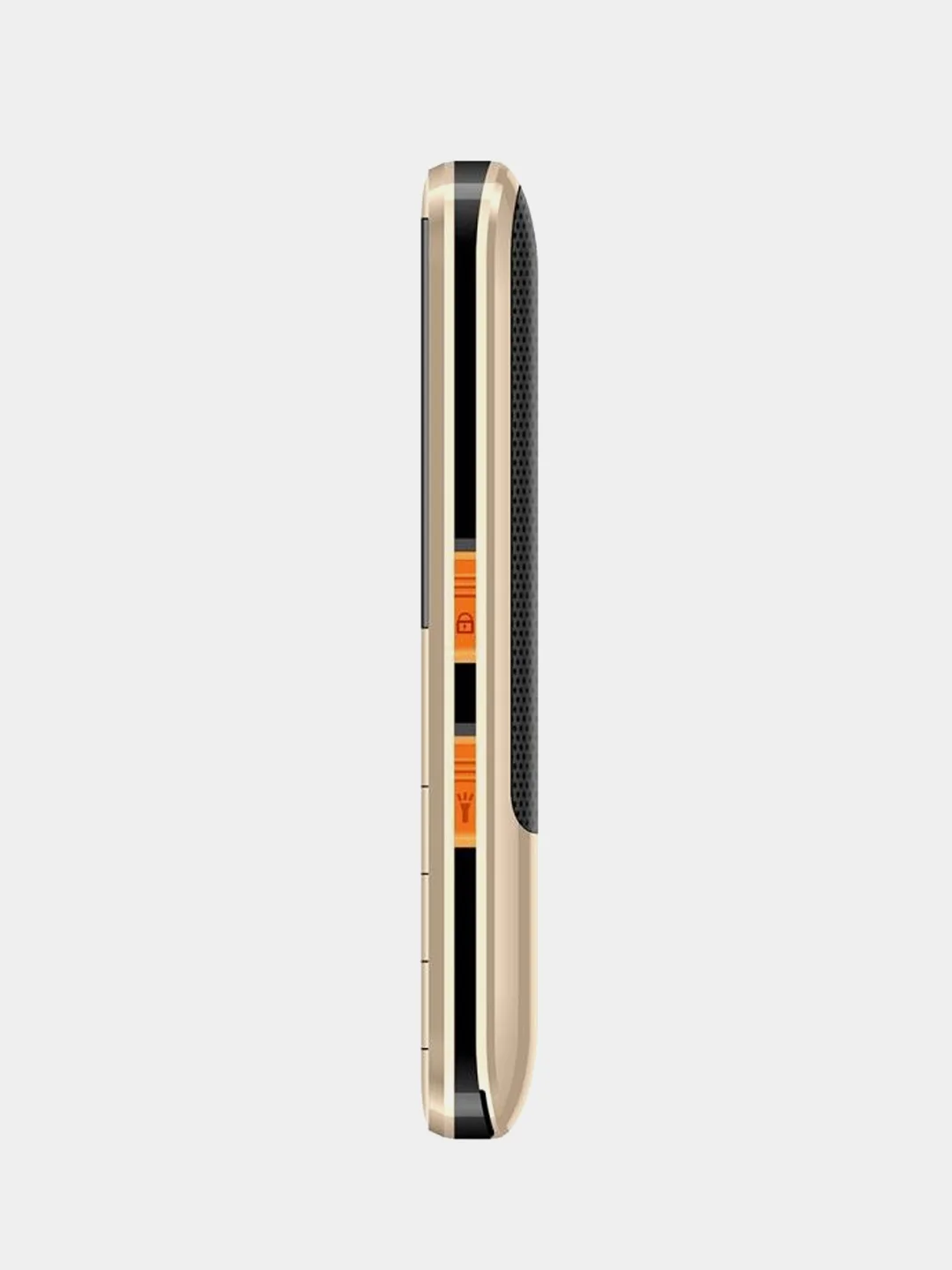 Золотой мобильный телефон BQ 2006 Comfort, кнопочный, с камерой
