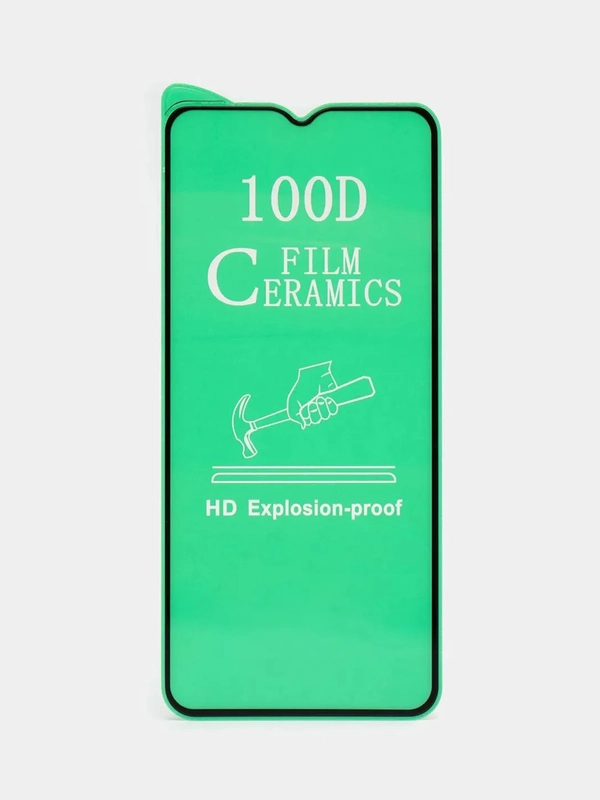 Защитное стекло-пленка керамическая 9D OPPO A18 / OPPO A16 / OPPO A15S / OPPO A15