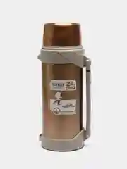 Золотой термос для чая и кофе, 1,2 л - 2,1 л, с ручкой, крышкой-чашкой, из нержавеющей стали