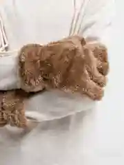 Белый перчатки лапки без пальцев, аниме, митенки