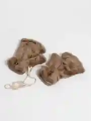 Белый перчатки лапки без пальцев, аниме, митенки