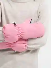Розовый варежки детские "Краги"