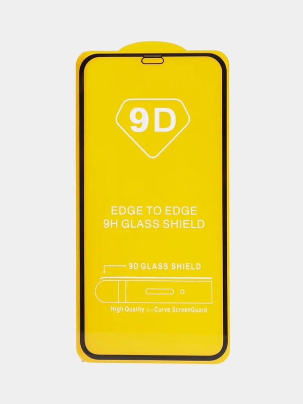 Защитное стекло 9D на iPhone XR, 11, 6.1"