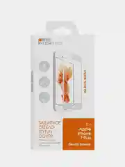 Защитное стекло 3D с белой рамкой для iPhone 7 Plus