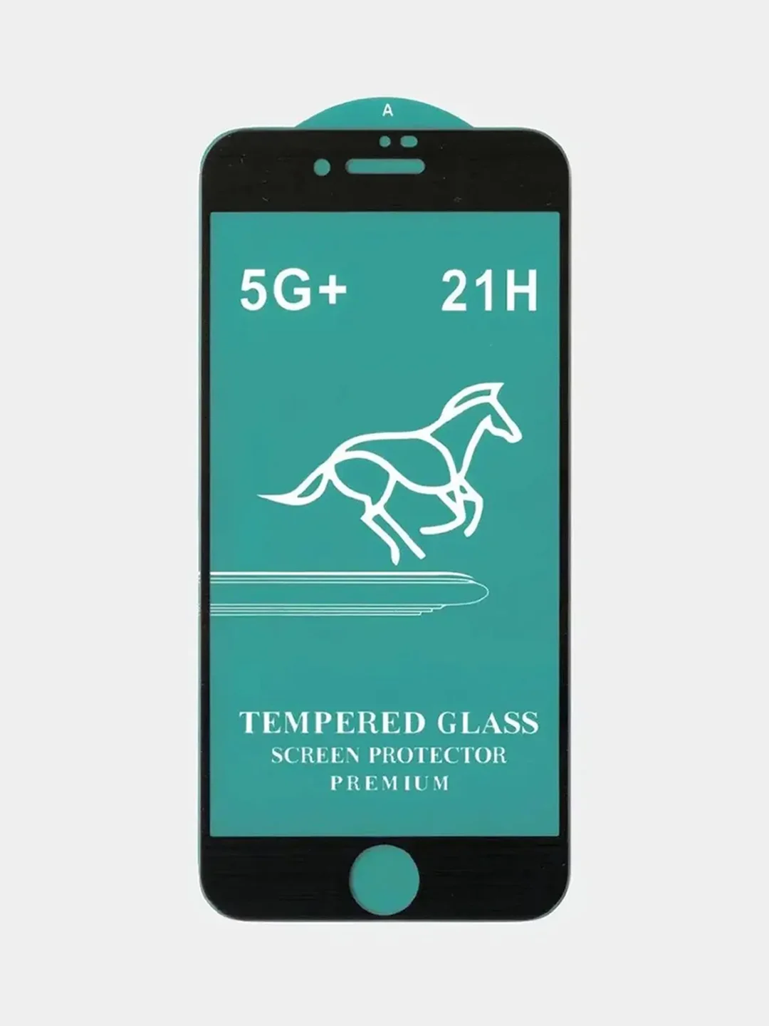 Черный защитное стекло для iPhone SE 2020 / iPhone 7 / iPhone 8