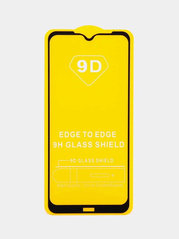 Защитное стекло 9D для iPhone 12, 11, XR, черный