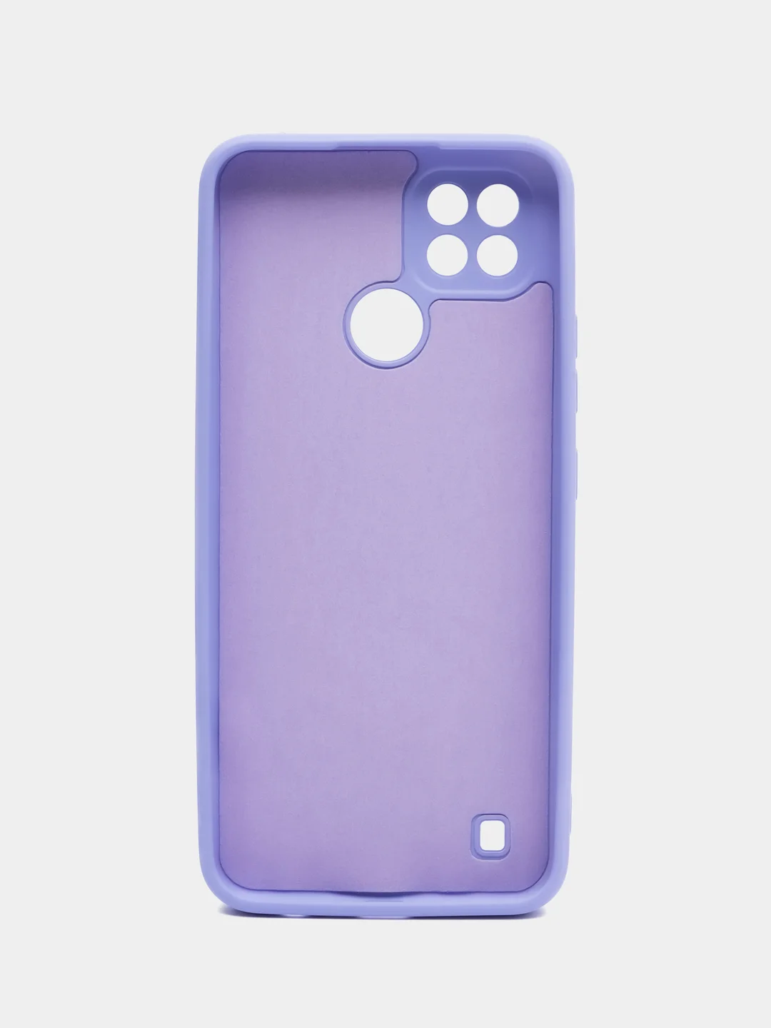 Голубой чехол для Realme C21 (Реалми С21), цветной, силиконовый