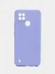 Голубой чехол для Realme C21 (Реалми С21), цветной, силиконовый