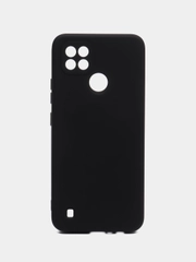 Чехол для Realme C21 (Реалми С21), цветной, силиконовый