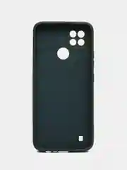 Зеленый чехол для Realme C21 (Реалми С21), цветной, силиконовый
