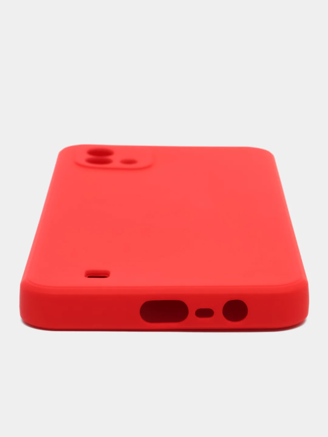 Красный чехол для Realme C11, C20 (Реалми С11, С20), цветной, силиконовый