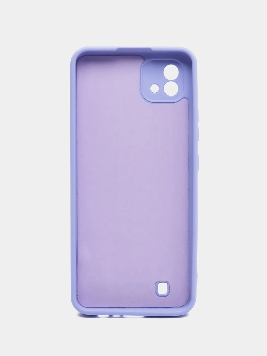 Лавандовый чехол для Realme C11, C20 (Реалми С11, С20), цветной, силиконовый