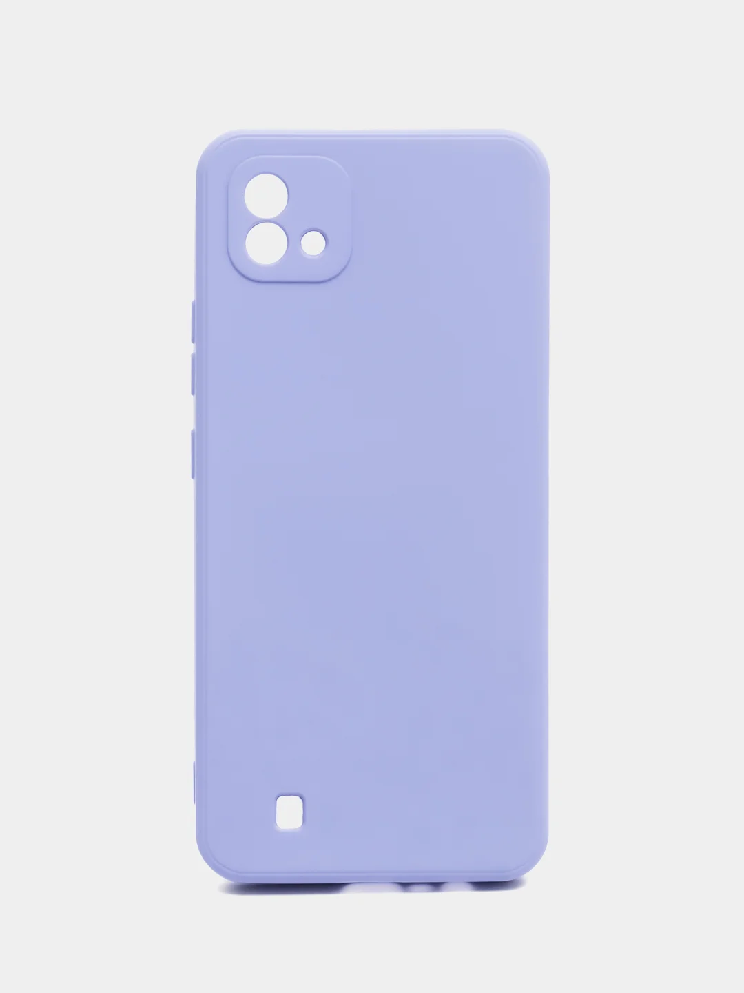 Лавандовый чехол для Realme C11, C20 (Реалми С11, С20), цветной, силиконовый