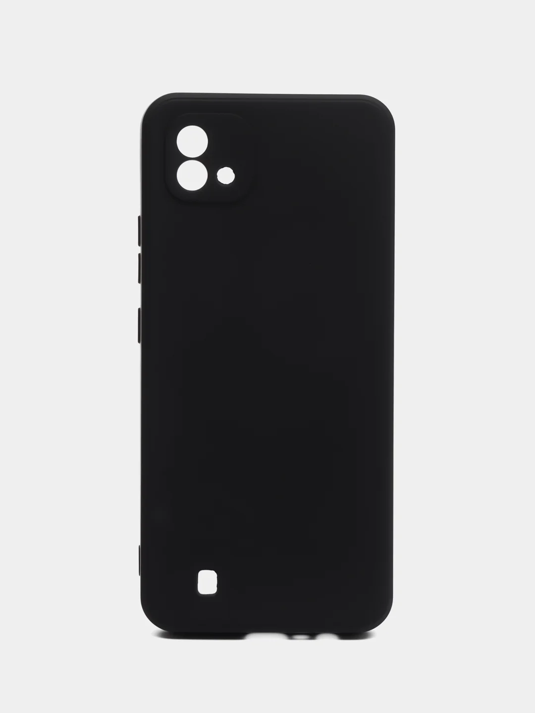 Черный чехол для Realme C11, C20 (Реалми С11, С20), цветной, силиконовый