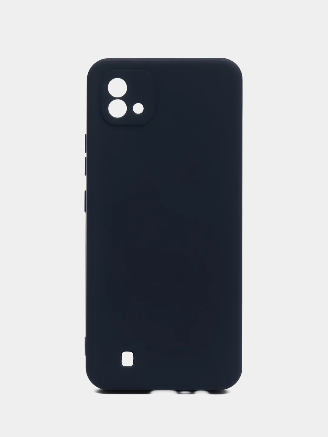 Темно-синий чехол для Realme C11, C20 (Реалми С11, С20), цветной, силиконовый