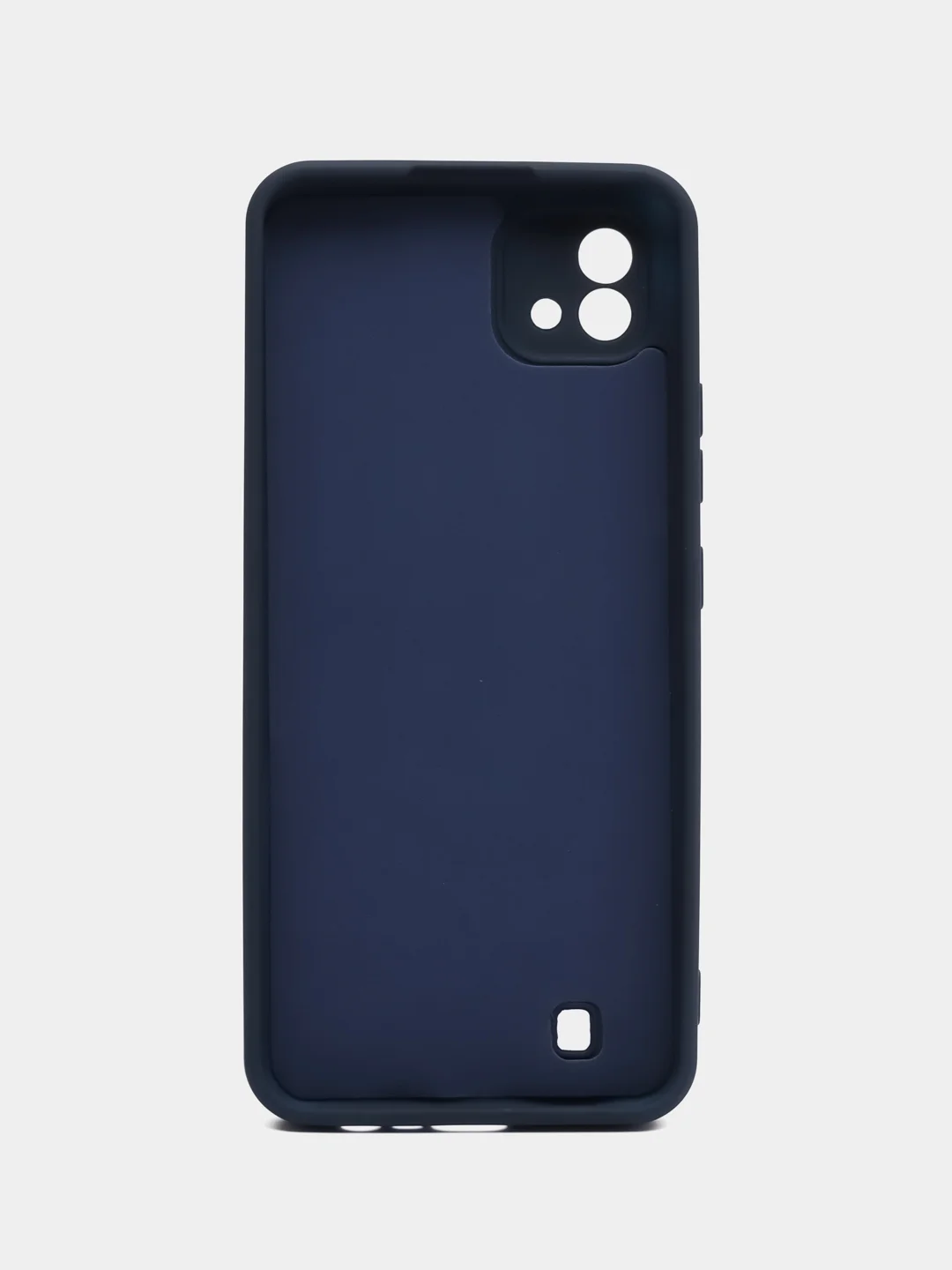 Темно-синий чехол для Realme C11, C20 (Реалми С11, С20), цветной, силиконовый