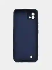 Темно-синий чехол для Realme C11, C20 (Реалми С11, С20), цветной, силиконовый