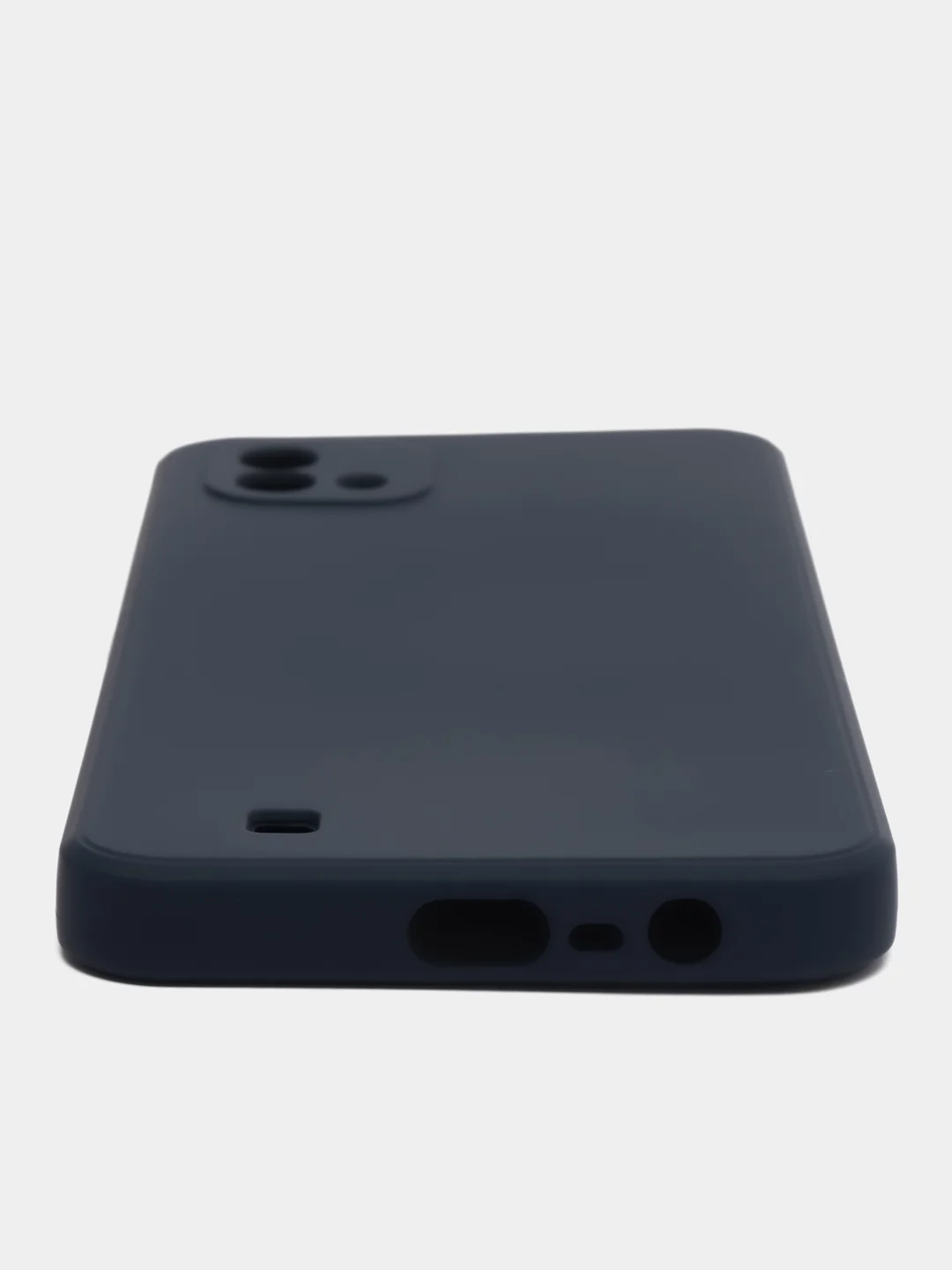 Темно-синий чехол для Realme C11, C20 (Реалми С11, С20), цветной, силиконовый