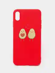 Красный чехол с авокадо для iPhone 7 Plus, 8 Plus, XS max