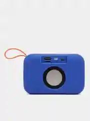 Синий беспроводная портативная Bluetooth колонка TG506, с радио. Подарок мужчине
