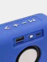 Синий беспроводная портативная Bluetooth колонка TG506, с радио. Подарок мужчине