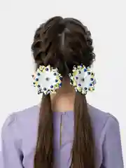 Салатовый бантики для школы и детского сада, праздничные