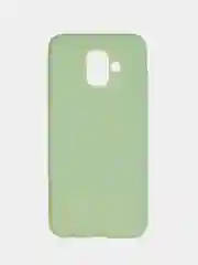 Лесной зеленый чехол Samsung Galaxy A6 (2018), Самсунг Галакси А6 2018, силиконовый цветной матовый