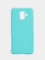 Бирюзовый чехол Samsung Galaxy A6 (2018), Самсунг Галакси А6 2018, силиконовый цветной матовый