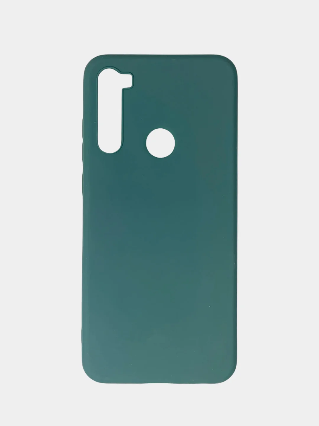 Зеленый чехол Xiaomi Redmi Note 8T, Сяоми Редми Нот 8Т, силиконовый цветной матовый