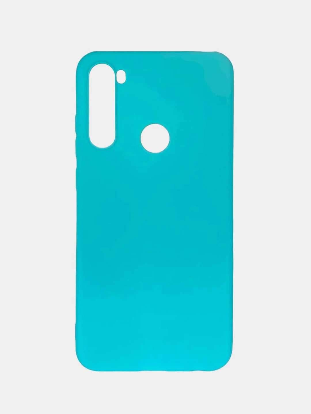 Бирюзовый чехол Xiaomi Redmi Note 8T, Сяоми Редми Нот 8Т, силиконовый цветной матовый