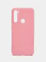 Розовый чехол Xiaomi Redmi Note 8T, Сяоми Редми Нот 8Т, силиконовый цветной матовый