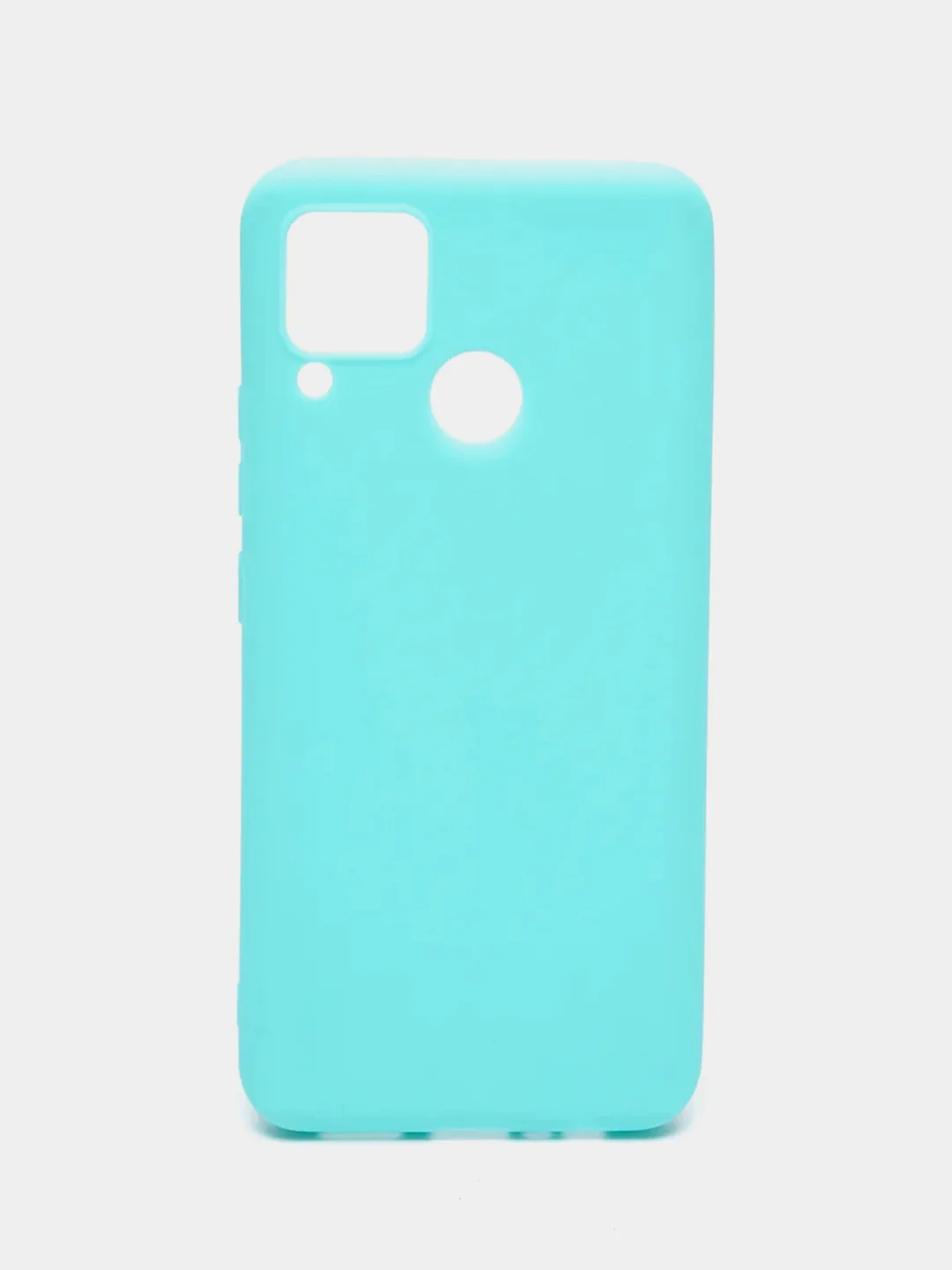 Бирюзовый чехол для Realme C15 силиконовый