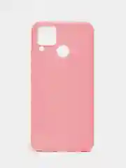Розовый чехол для Realme C15 силиконовый
