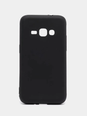 Чехол Samsung Galaxy J1 2016, J120, Самсунг Галакси Джи1 2016, Джи120, черный, силиконовый